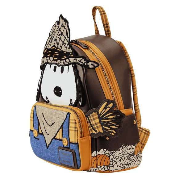 Loungefly Peanuts Snoopy Scarecrow Halloween Cosplay Mini Backpack‎ main image 8